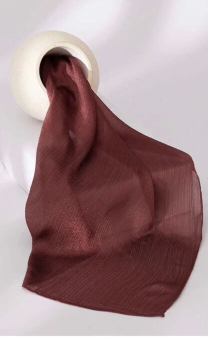 Silk Hijab-Brown