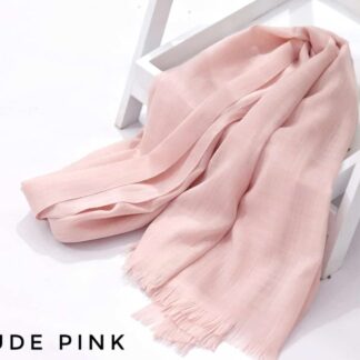 Turkish Lawn Hijab-Nude Pink
