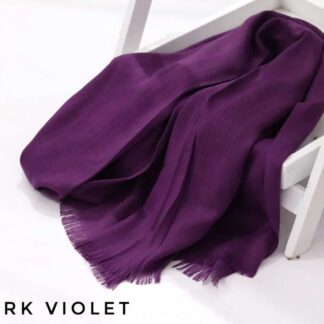Turkish Lawn Hijab-Dark Violet