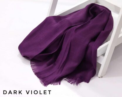 Turkish Lawn Hijab-Dark Violet