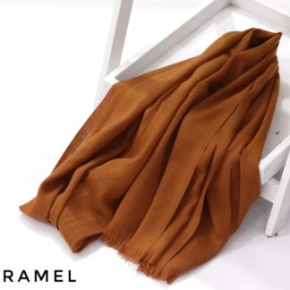 Turkish Lawn Hijab-Caramel