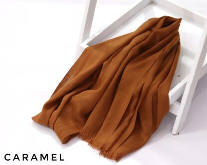 Turkish Lawn Hijab-Caramel