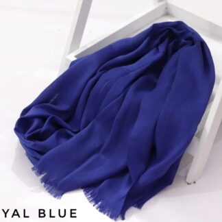 Turkish Lawn Hijab-Royal Blue