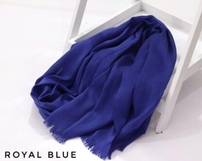 Turkish Lawn Hijab-Royal Blue