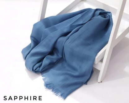 Turkish Lawn Hijab-Sapphire