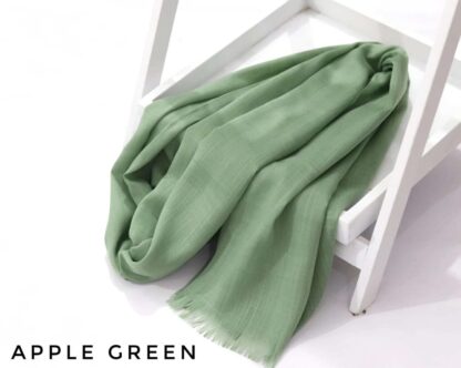 Turkish Lawn Hijab-Apple Green