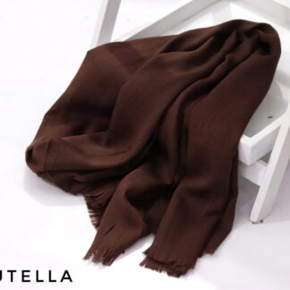 Turkish Lawn Hijab-Nutella