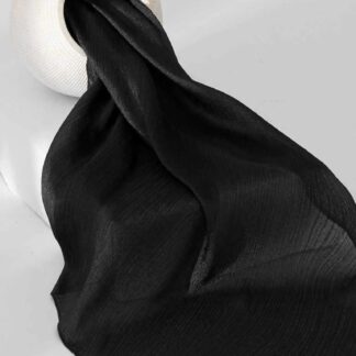 Silk Hijab-Jet Black