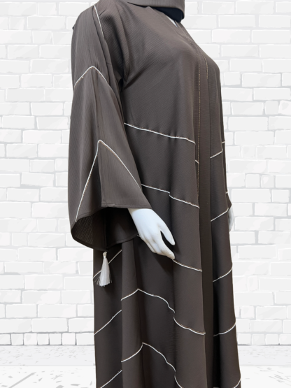 Brown Luxe Abaya - Image 2