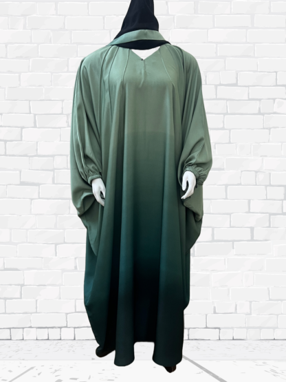 Gradient Emerald Abaya